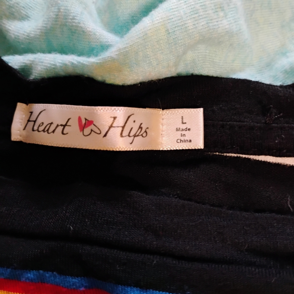 Striped T Shirt Size L - Picture 2 of 2